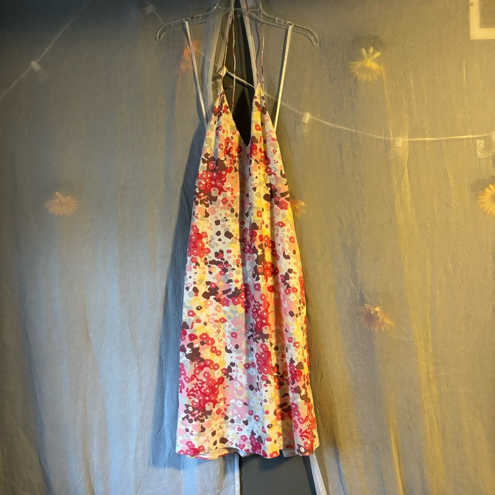 Kenneth Cole Floral Halter Dress